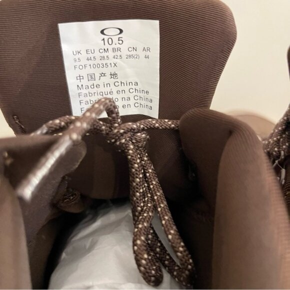 Oakley Vertex "carafe" Vibram Sole hiking boots Size 10.5 - Picture 6 of 12